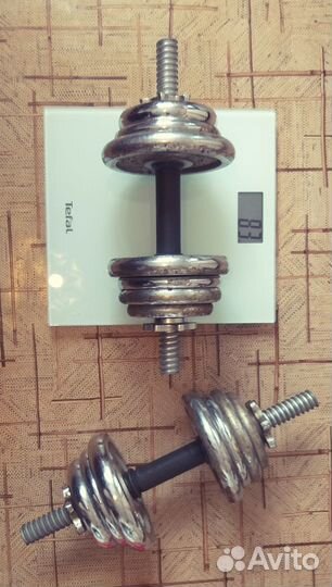 Гантели разборные железные