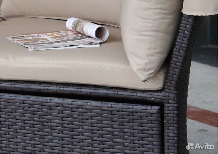 Комплект-трансформер из ротанга для дома