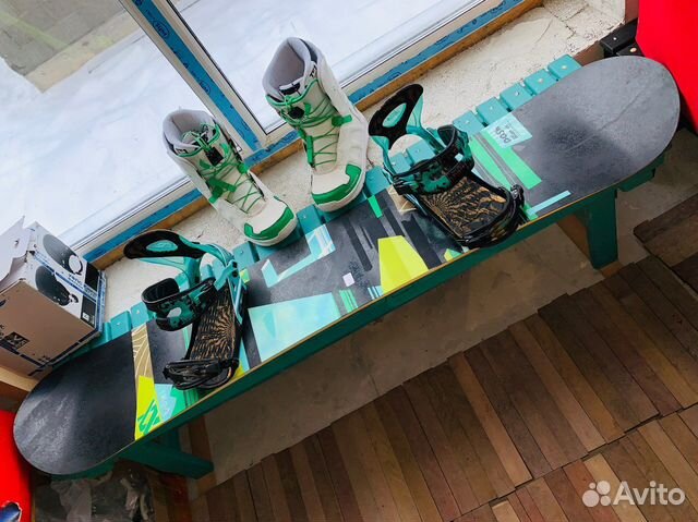 Сноуборд volkl + крепы ride