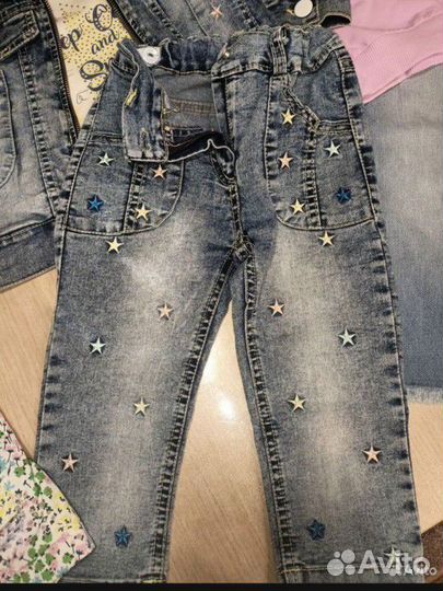 Вещи пакетом для девочки 86 92