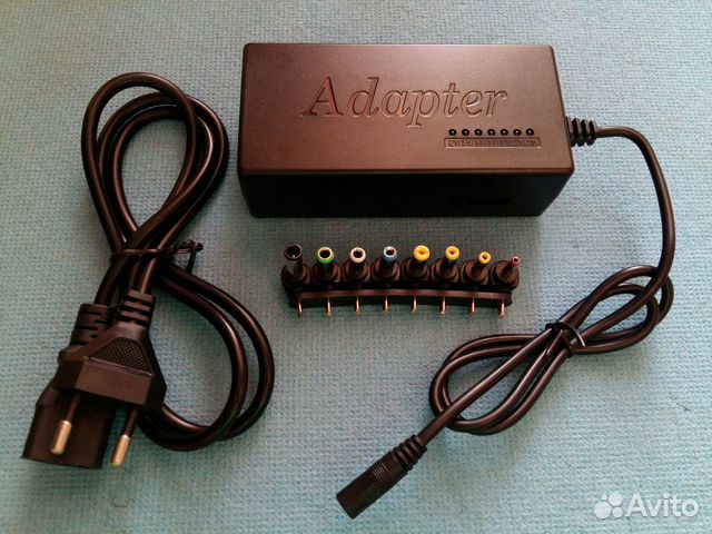 Универсал Зарядка к Ноутбуку 12-24V 8-разъем (96W)