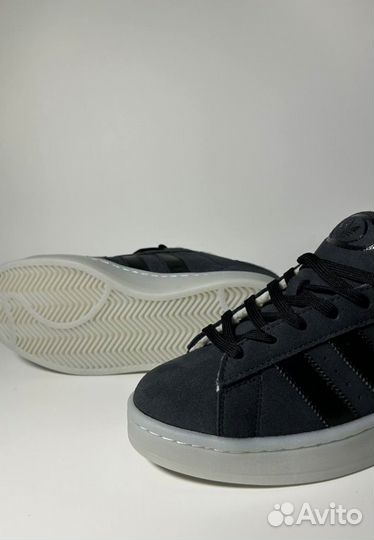 Кроссовки Adidas Campus Grey с мехом