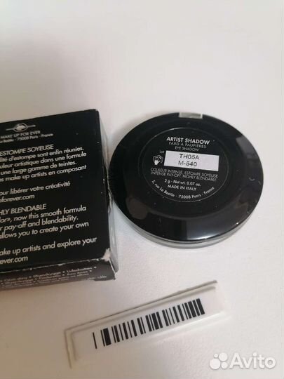 Тени Make up forever artist Shadow, M540