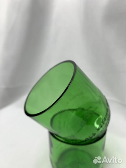 Набор подсвечников из бутылок