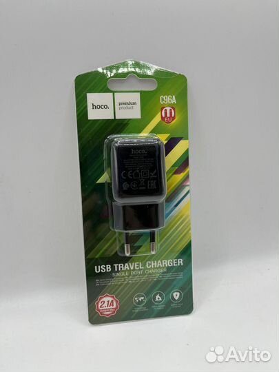 Сетевое зарядное устройство Hoco C96A Black