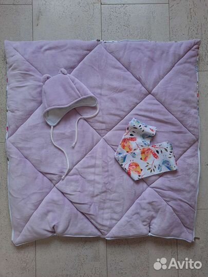 Конверт на выписку в коляску Зимний