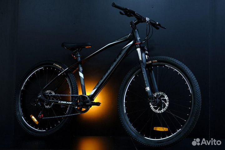 Велосипед lorak Safe 27,5 Prom - 19р Matt Black/Wh