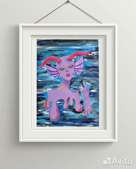 Картина акрилом 