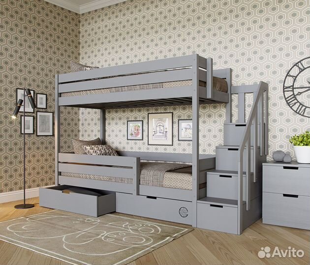 Детская кровать двухъярусная