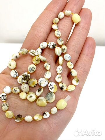 Янтарные бусы натуральные