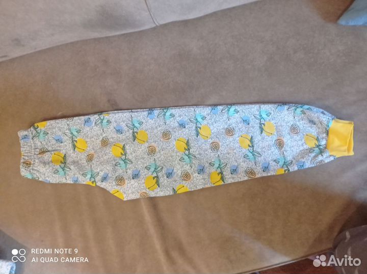 Пижама детская теплая новая