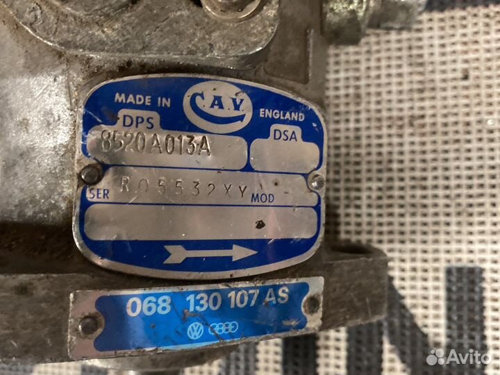 Насос тнвд Volkswagen Golf 1 068130107AS