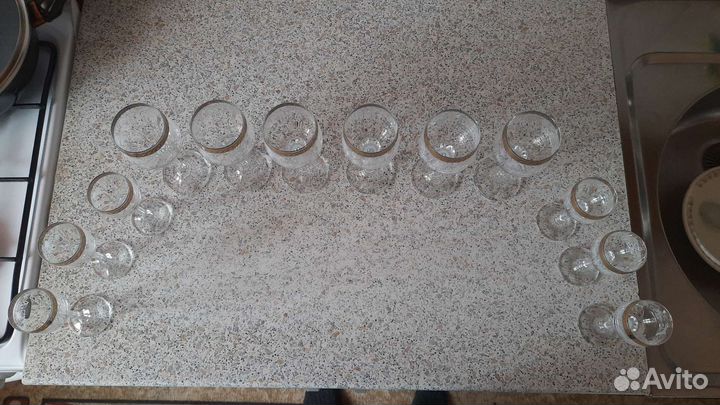 Набор фужеров и рюмок