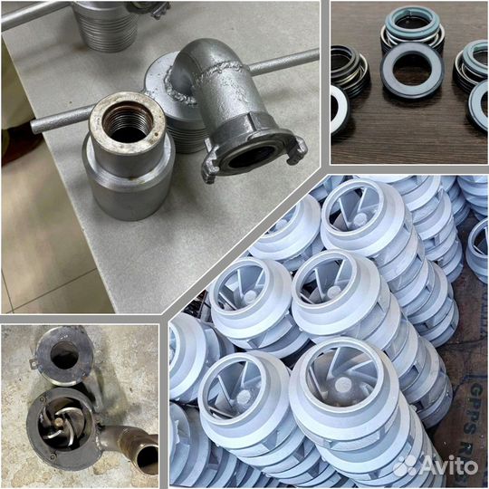 Обратный клапан мотопомпы 80мм металл