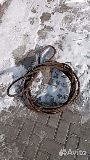 Трос буксировочный грузовой, б/у