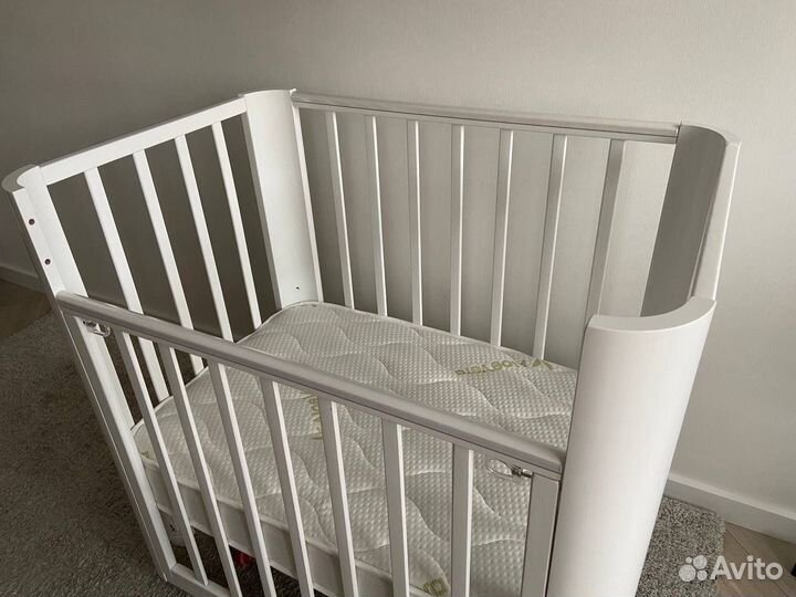 Кроватка детская Mr Sandman (массив бука) и матрас