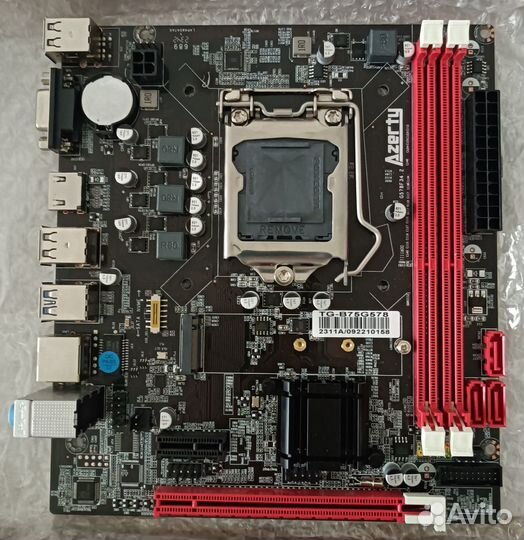 Материнская плата Azerty MB-B75-G LGA1155 Mini-DTX