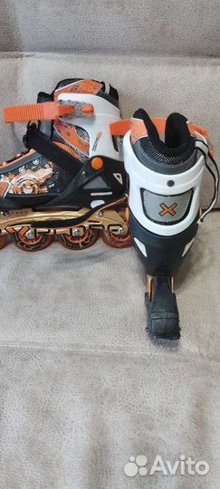 Роликовые коньки детские раздвижные