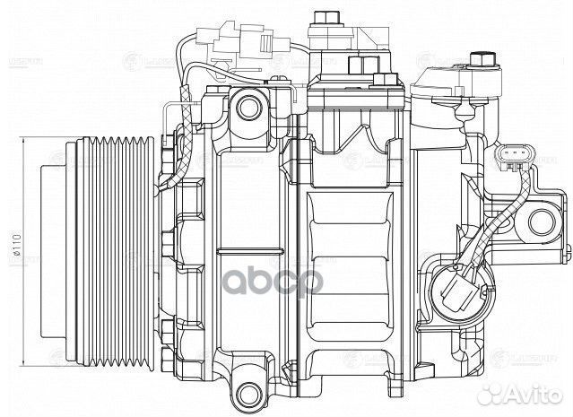 Компрессор кондиц. для а/м BMW X5 (E70) (06) 3.0i