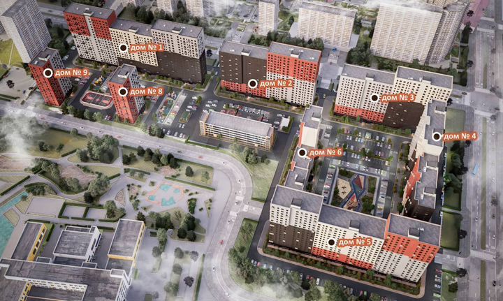 2-к. квартира, 42 м², 7/19 эт.