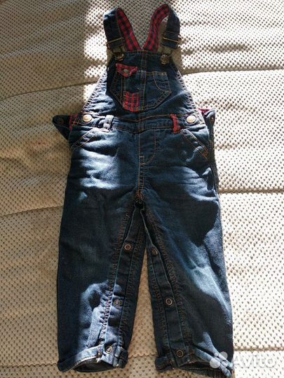 Комбинезон джинсовый 80р