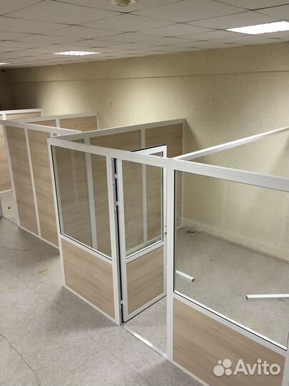 Офисные перегородки комбинированные
