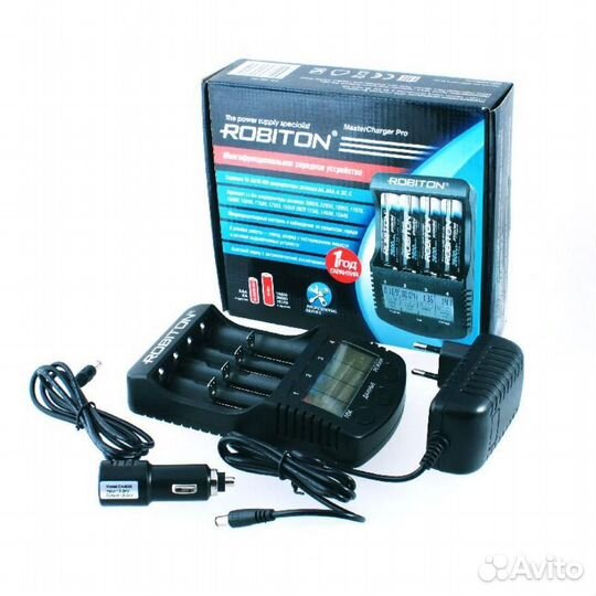 Robiton MasterCharger Pro с дисплеем C8/A-Li/NC/M