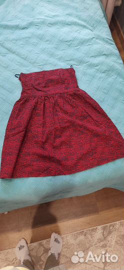 Сарафан женский с карманами без бретелей