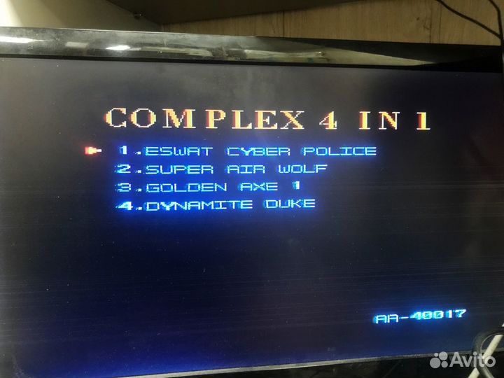 Sega 4in1 AA-40017 russ goldenaxe1 dynamiteduke Su