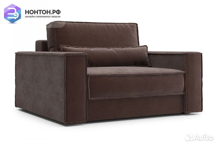 Кресло тик-так Сохо коричневое