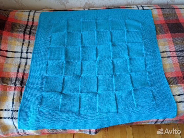 Плед детский вязаный ручная работа
