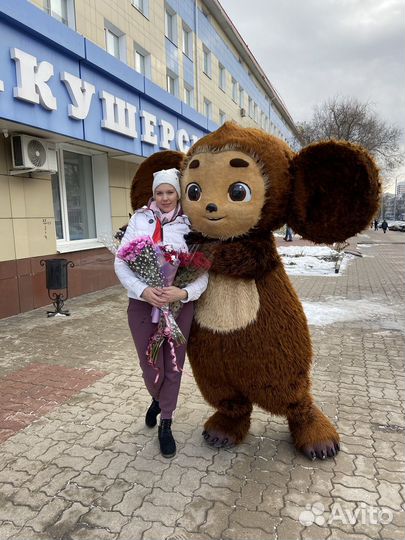 Чебурашка, ростовая кукла, аниматор