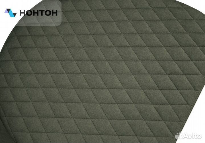 Стул Гэтсби К4 белый матовый / микровелюр зеленый