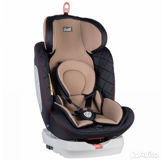 Автокресло 0-36кг Costa KBH303 isofix Черный+Крем