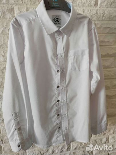 Рубашка школьная PlayToday, р134