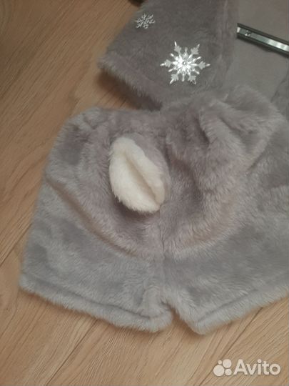 Новогодний костюм, карнавальный костюм зайчик 110