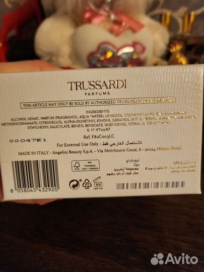 Trussardi donna парфюмерная вода