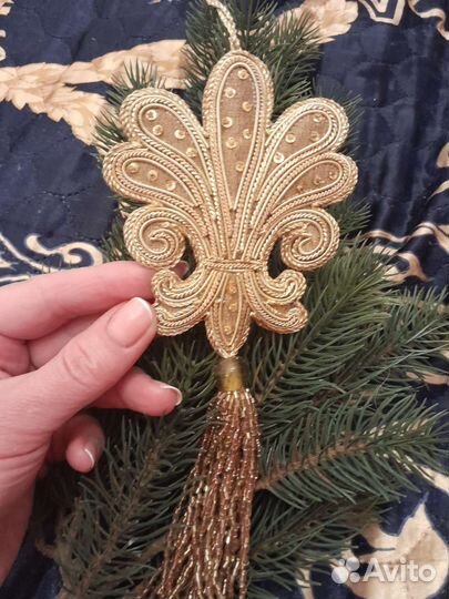Новогоднее винтажное украшение