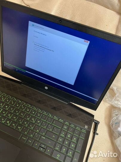 Игровой ноутбук HP 15 gaming I5 9300h GTX1050
