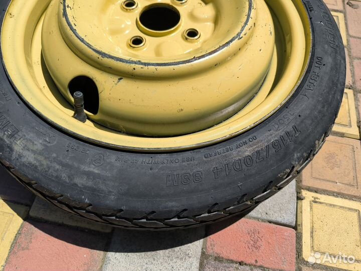 Запасное колесо на 14 дюймов цо 54.1 4Х100