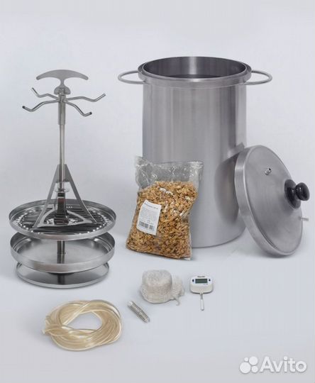 Коптильня Домашняя Hanhi горячего копчения, 20 л