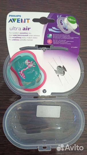 Пустышка avent 18мес+