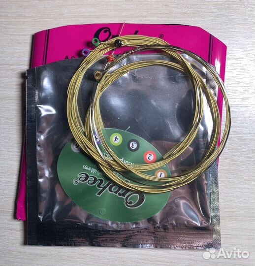 Набор струн для гитары Orphee (1 пачка - 6 струн)