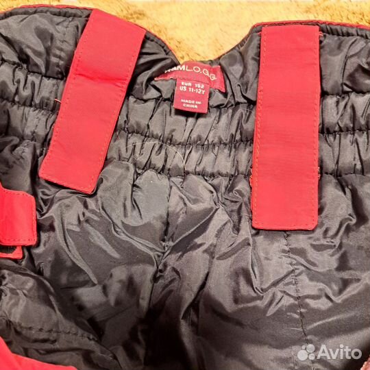 Брюки лыжные тёплые детские