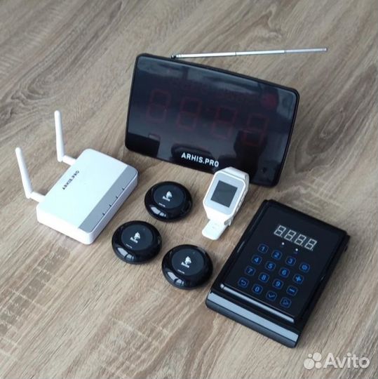 Кнопка вызова официанта, персонала беспроводная