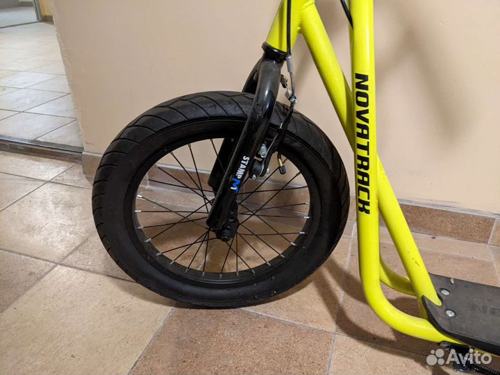 Самокат взрослый с большими колесами