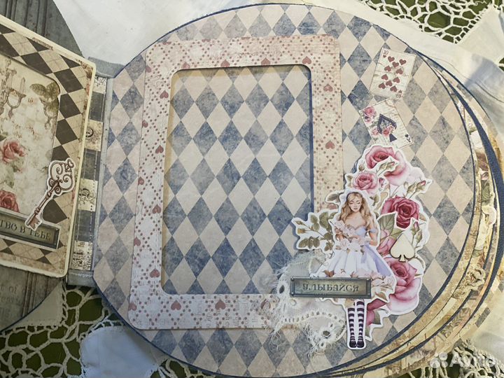 Фотоальбом ручной работы «Алиса» на заказ