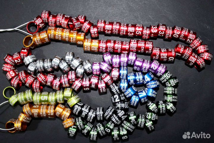 Кольца на лапку голубя