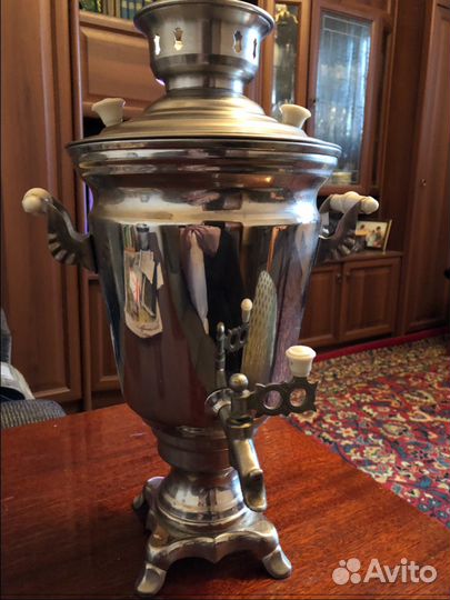 Самовар новый электрический -3л.ссср антикварный