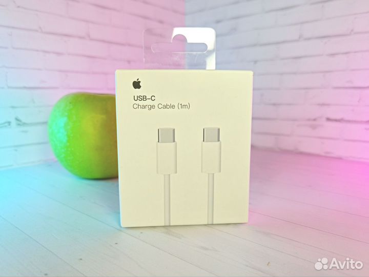 Кабель iPhone USB-C на USB-C (Type-C на Type-C)